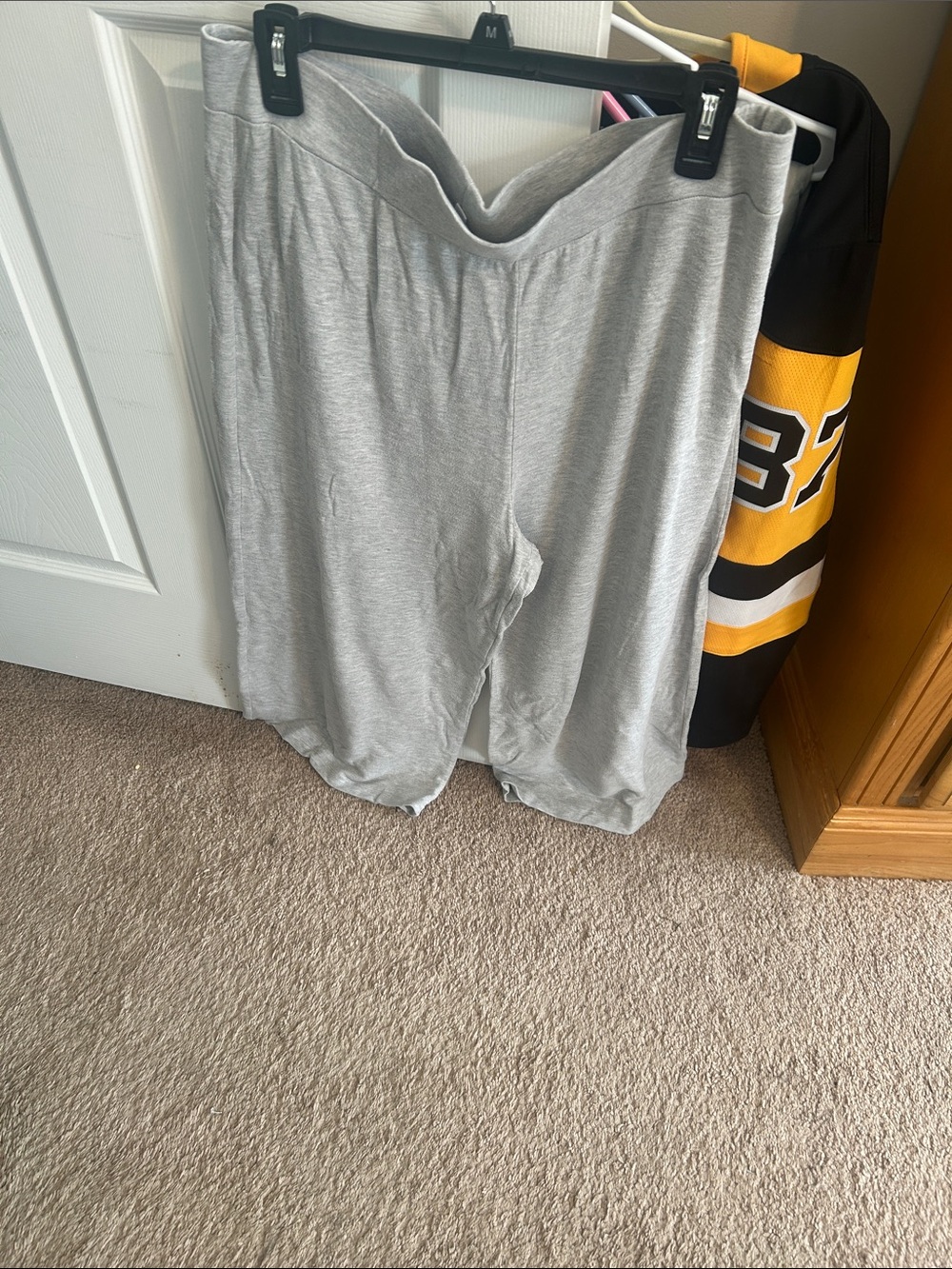 Talbots Light Gray V-Waist Lounge Joggers